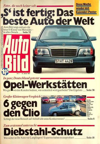 Deckblatt Auto Bild (04/1991)